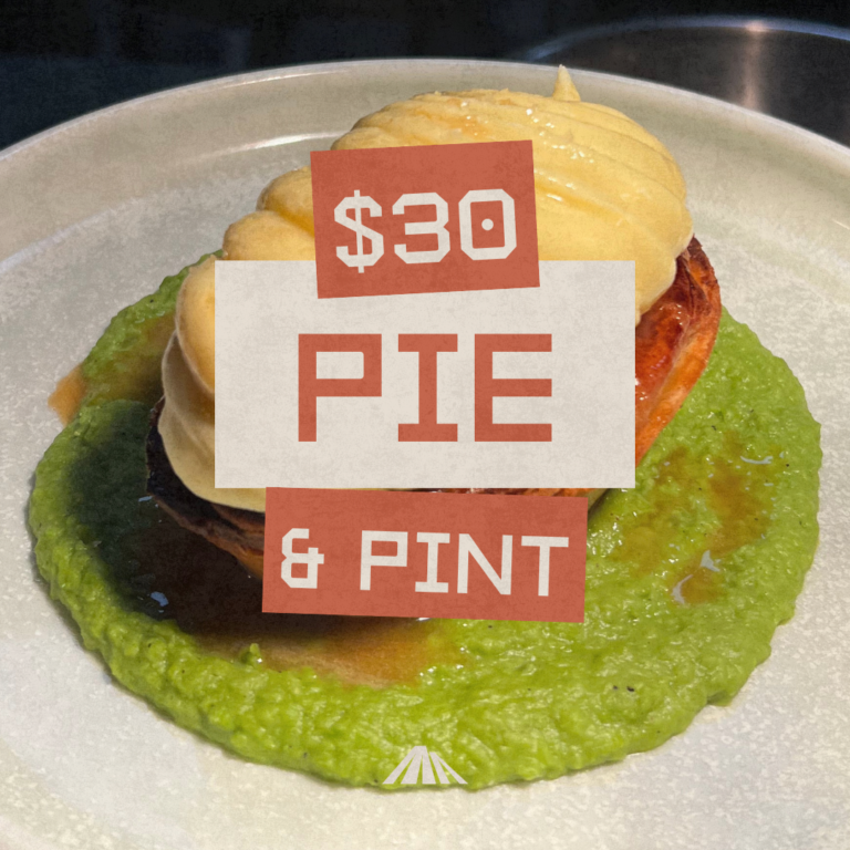 $30 Pie & Pint Moonee Ponds