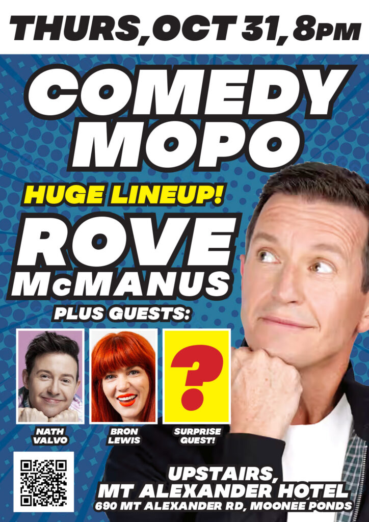 Comedy Rove McManus Moonee Ponds