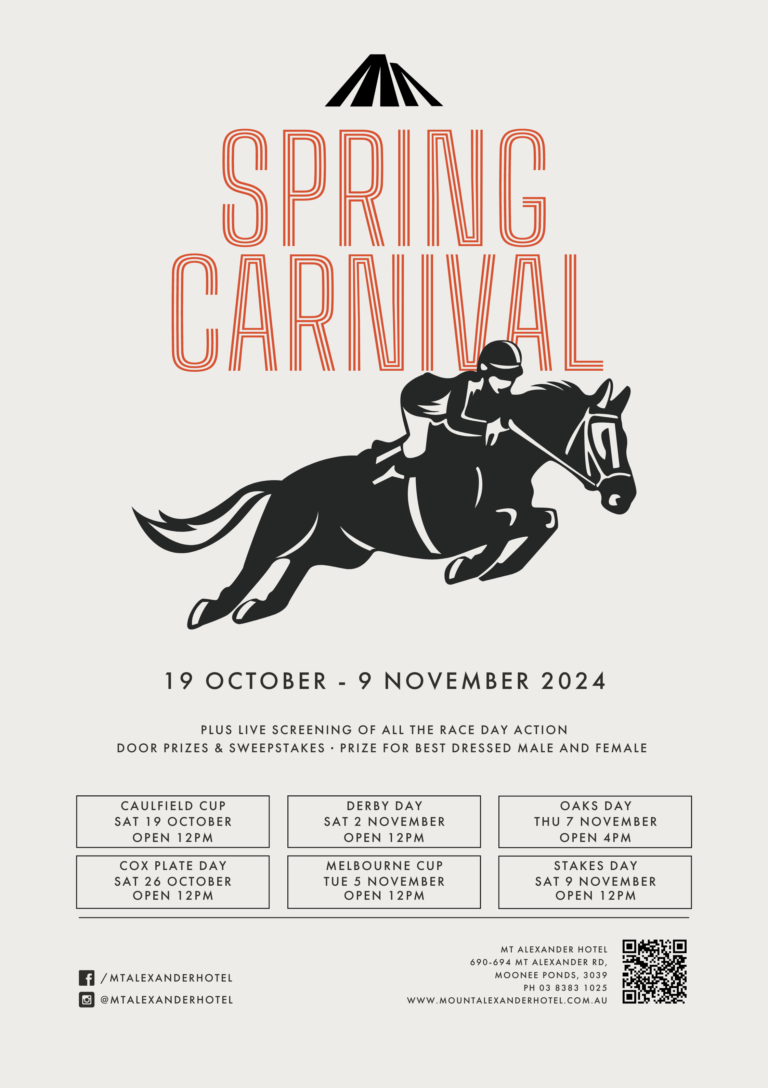 Spring Carnival Watch Party Moonee Ponds